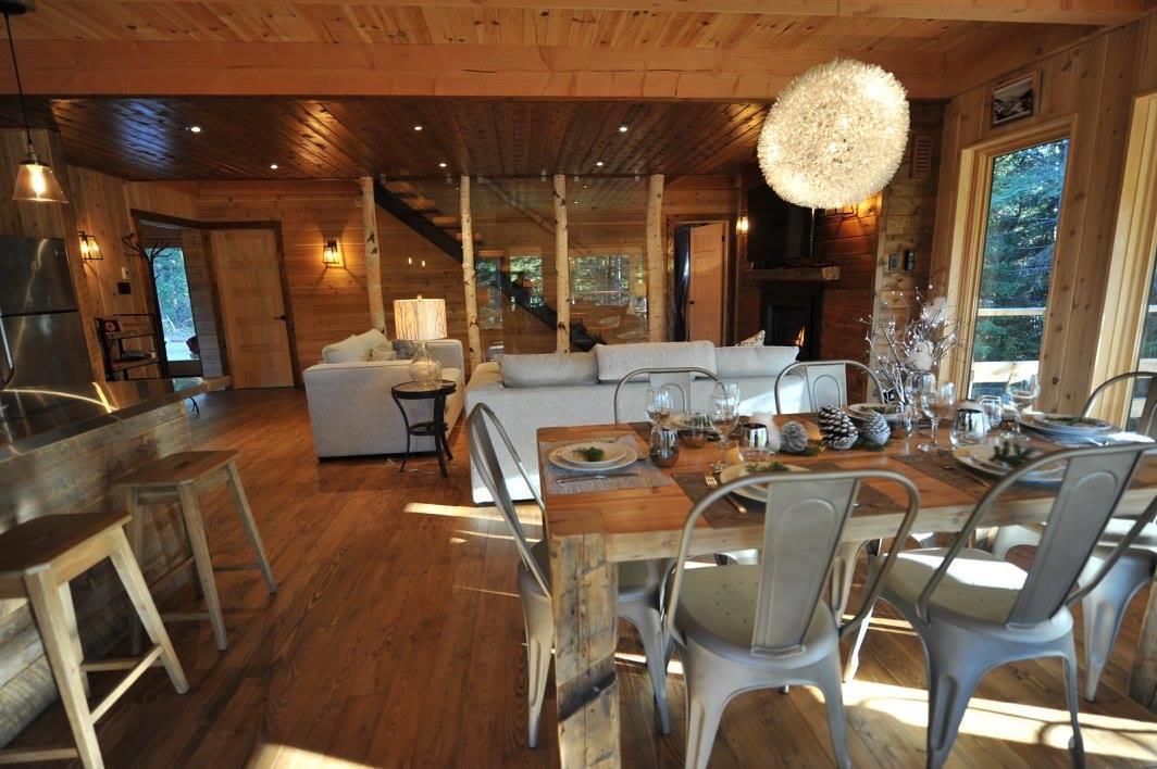 Les Bouleaux - Les Chalets Spa Canada La Malbaie Exterior foto