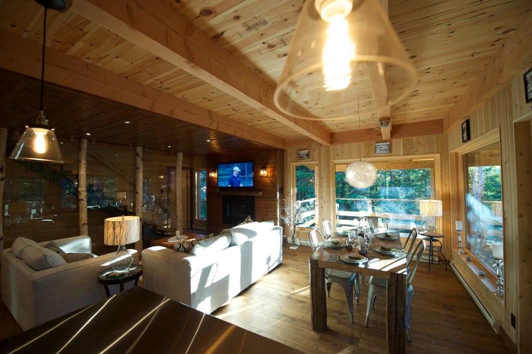 Les Bouleaux - Les Chalets Spa Canada La Malbaie Exterior foto